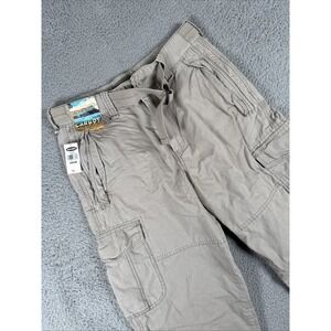 NEW Old Navy regular fit‎ belted durable canvas cargo pants Mens 33x30 NWT